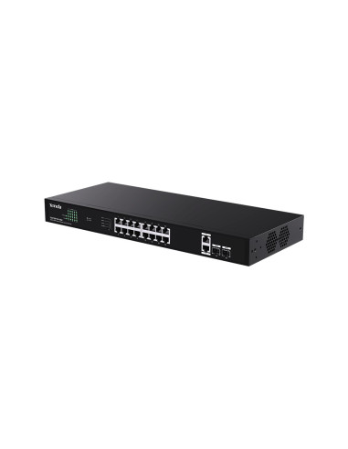 Tenda Teg1120P-16-150W Łącza Sieciowe Nie Zarządzany Gigabit Ethernet (10/100/1000) Obsługa Poe