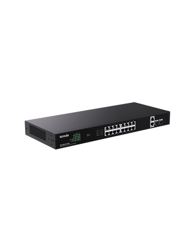Tenda Teg1120P-16-150W Łącza Sieciowe Nie Zarządzany Gigabit Ethernet (10/100/1000) Obsługa Poe