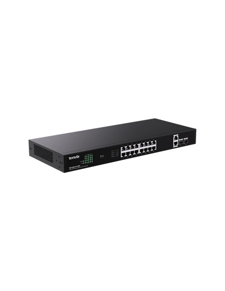 Tenda Teg1120P-16-150W Łącza Sieciowe Nie Zarządzany Gigabit Ethernet (10/100/1000) Obsługa Poe