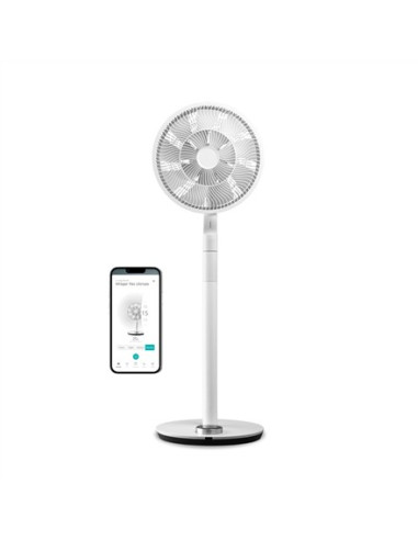 Wentylator Duux Fan Whisper Flex Ultimate Smart Diameter 34 Cm, White, Liczba Prędkości 30, 3-26 W, Oscylacja