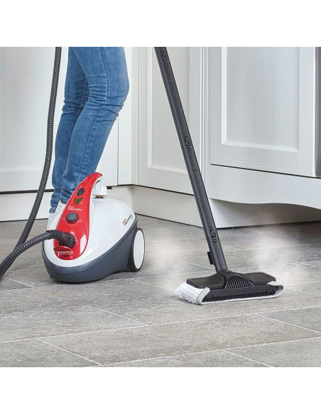 Polti Vaporetto Smart 30_R Cylindryczna Myjka Parowa 1,6 L 1800 W Czerwony, Biały