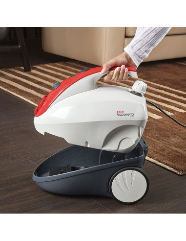 Polti Vaporetto Smart 30_R Cylindryczna Myjka Parowa 1,6 L 1800 W Czerwony, Biały