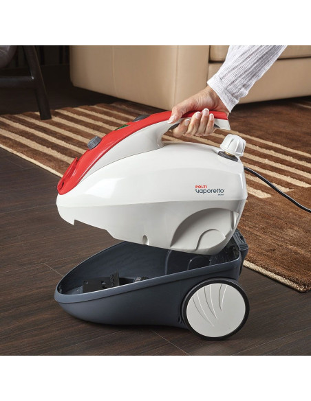 Polti Vaporetto Smart 30_R Cylindryczna Myjka Parowa 1,6 L 1800 W Czerwony, Biały