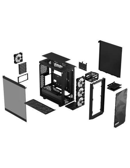 Fractal Design Obudowa Meshify 2 Compact Lite Rgb Tg Light Czarna