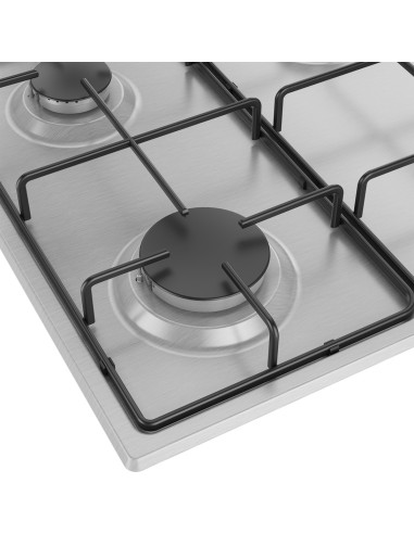 Beko Hibg64120Sx Płyta Kuchenna Stal Nierdzewna Wbudowany 60 Cm Gaz 4 Stref(Y)