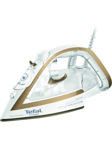Żelazko Parowe Tefal Fv8042E0 Ultimate Pure, 2900 W, Pojemność Zbiornika Na Wodę 270 Ml, Ciągła Para 50 G/Min, Wydajność Silnego