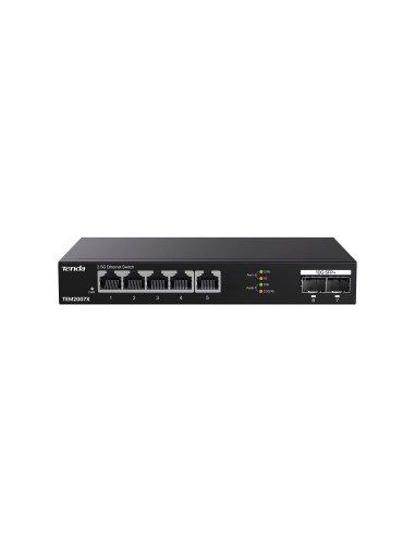 Tenda Tem2007X Łącza Sieciowe 2.5G Ethernet (100/1000/2500) Komputer Stacjonarny Czarny