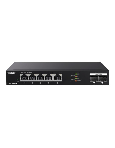 Tenda Tem2007X Łącza Sieciowe 2.5G Ethernet (100/1000/2500) Komputer Stacjonarny Czarny