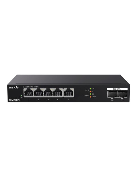 Tenda Tem2007X Łącza Sieciowe 2.5G Ethernet (100/1000/2500) Komputer Stacjonarny Czarny