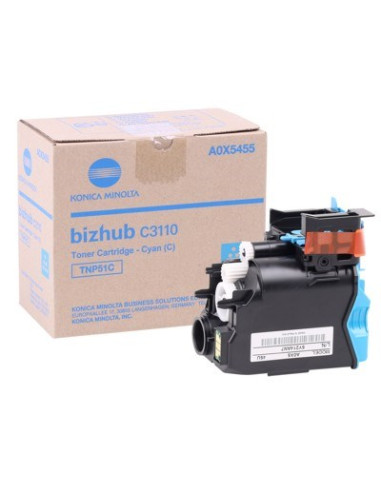 Konica Minolta Toner Tnp-51 A0X5455 Cyan