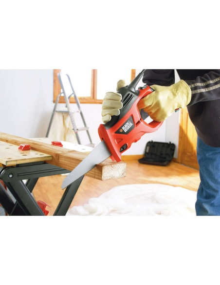 Black & Decker Ks880Ec-Qs Piła Ręczna Ręczna Piła Kabłąkowa 23,9 Cm Pomarańczowy