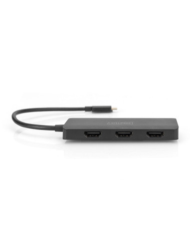 Digitus 3-Portowy Koncentrator Wideo Mst (Usb-C™ -  3 X Hdmi)