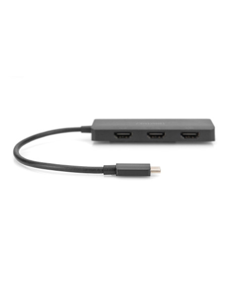 Digitus 3-Portowy Koncentrator Wideo Mst (Usb-C™ -  3 X Hdmi)