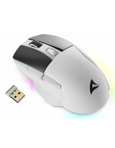 Sharkoon Sgm50W Myszka Gaming Po Prawej Stronie Rf Wireless + Usb Type-A Optyczny 6400 Dpi