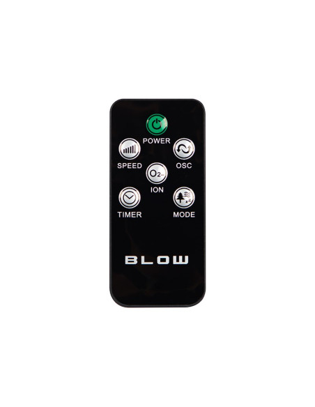Blow Wentylator Kolumnowy Xxl 125Cm 90W Czarny