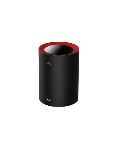Cudy M3000 Dual-Band (2.4 Ghz/5 Ghz) Wi-Fi 6 (802.11Ax) Czarny, Czerwony 1 Wewnętrzny