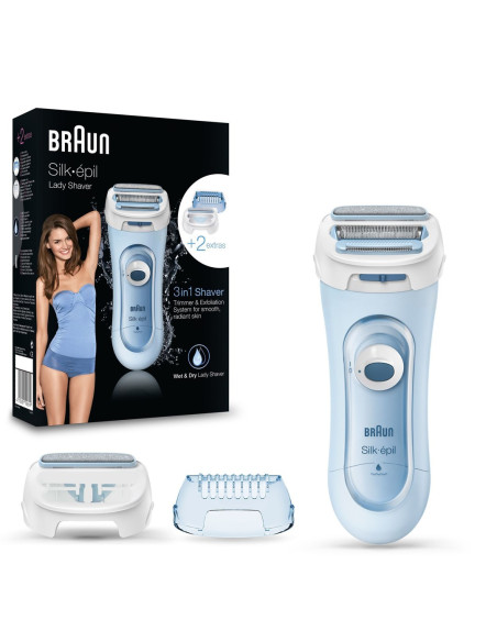 Golarka Damska Braun Silk-Épil Ls 5160 Depilator Niebieski
