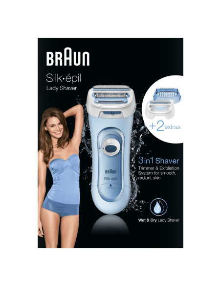 Golarka Damska Braun Silk-Épil Ls 5160 Depilator Niebieski