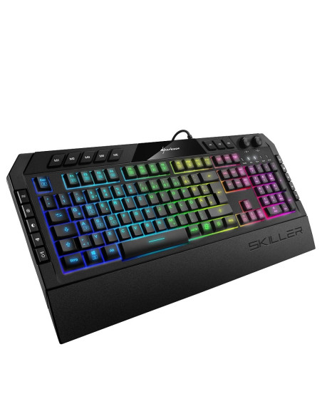 Sharkoon Skiller Sgk5 Klawiatura Gaming Usb Qwertz Niemiecki Czarny