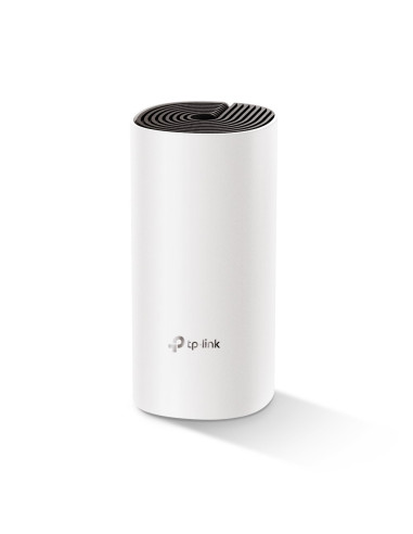 Tp-Link Deco E4 (1-Pack) Dual-Band (2.4 Ghz/5 Ghz) Wi-Fi 5 (802.11Ac) Biały, Szary Wewnętrzne
