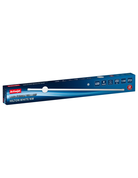 Lampa Ścienna Led Activejet Aje-Hilton White Nw