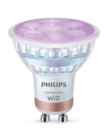 Zestaw 3 Sztuk Wiz Philips Smart Wifi Spot Par16 Rgb, Gu10, 4.7 W, Pełny Kolor