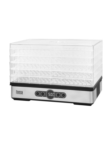 Suszarka Do Grzybów, Warzyw, Owoców, 400W, 5 Sit, Wyświetlacz, Termoobieg, Teesa