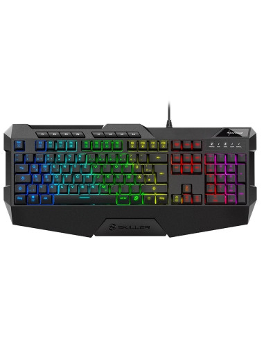 Sharkoon Skiller Sgk4 Klawiatura Gaming Usb Qwertz Niemiecki Czarny