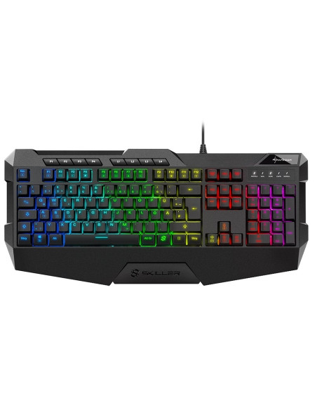 Sharkoon Skiller Sgk4 Klawiatura Gaming Usb Qwertz Niemiecki Czarny
