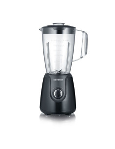 Severin Mikser Kielichowy Czarny Poj. 1,5 L Z Tritanu, 2 Stopnie Prędkości, Wyjmowane 4-Listne Ostrze Ze Stali, 600W Sm 3707