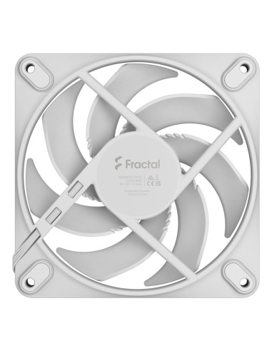 Fractal Design Momentum 12 Obudowa Komputera Wentylator 12 Cm Biały 1 Szt.