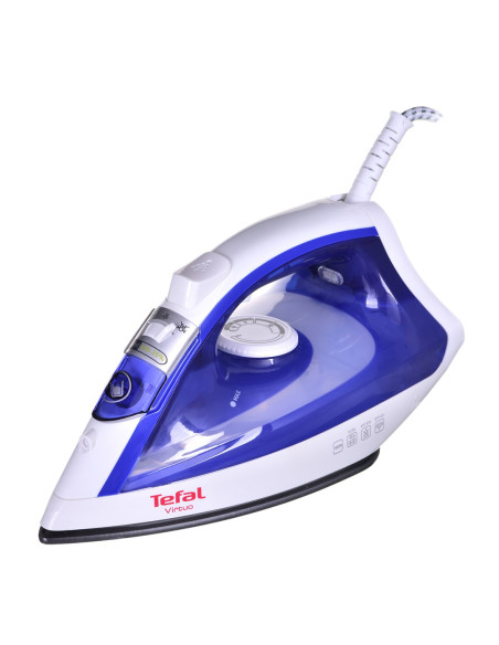 Tefal Virtuo Fv1711 Żelazko Żelazko Parowe Stopa Durilium 1800 W Fioletowy, Biały