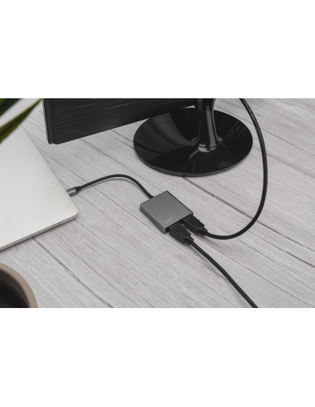Digitus Adapter Wideo Usb Type-C 4K 2 W 1 Hdmi