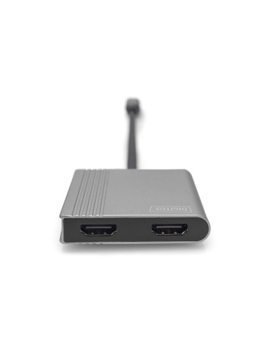 Digitus Adapter Wideo Usb Type-C 4K 2 W 1 Hdmi