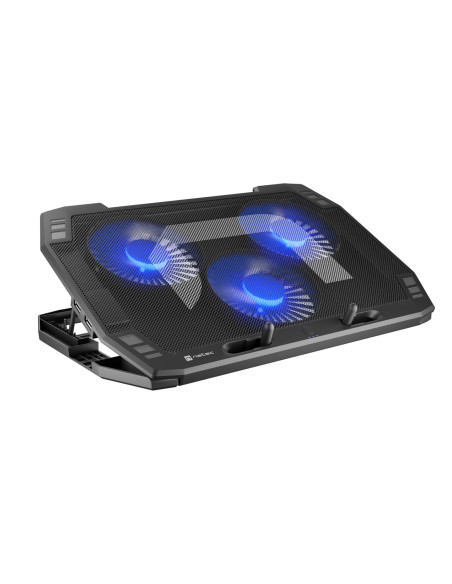 Natec Laptop Cooling Pad Oriole 15.6-17.3Inch Led Podkładka Chłodząca Do Notebooków 43,9 Cm (17.3")