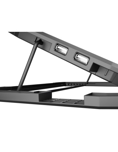 Natec Laptop Cooling Pad Oriole 15.6-17.3Inch Led Podkładka Chłodząca Do Notebooków 43,9 Cm (17.3")
