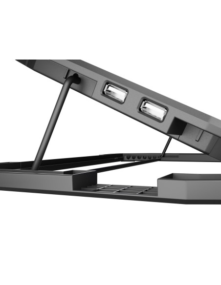 Natec Laptop Cooling Pad Oriole 15.6-17.3Inch Led Podkładka Chłodząca Do Notebooków 43,9 Cm (17.3")