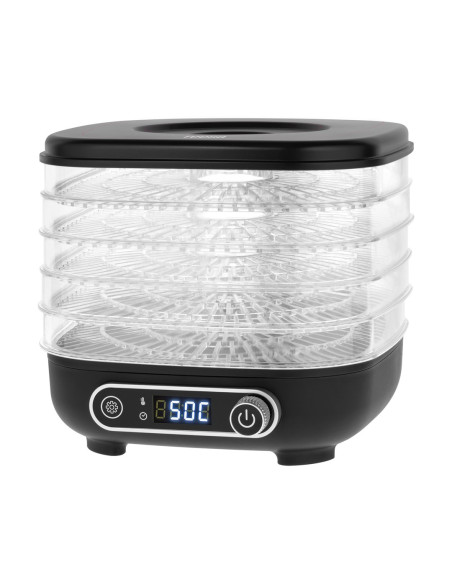 Suszarka Do Grzybów , Warzyw , Owoców , 300W , 5 Sit , Wyświetlacz , Termoobieg , Teesa