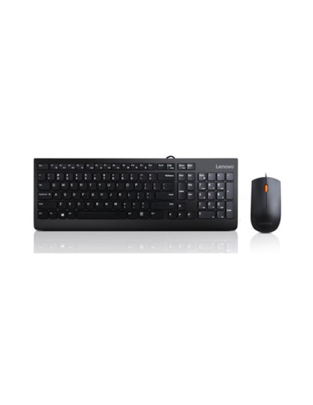 Lenovo 300 Klawiatura Dołączona Myszka Uniwersalne Usb Qwerty Us English Czarny