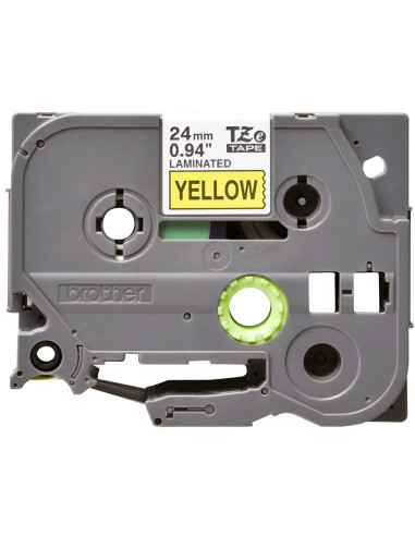 Taśma Brother Laminowana 24Mm/8M Czarny Na Żółtym