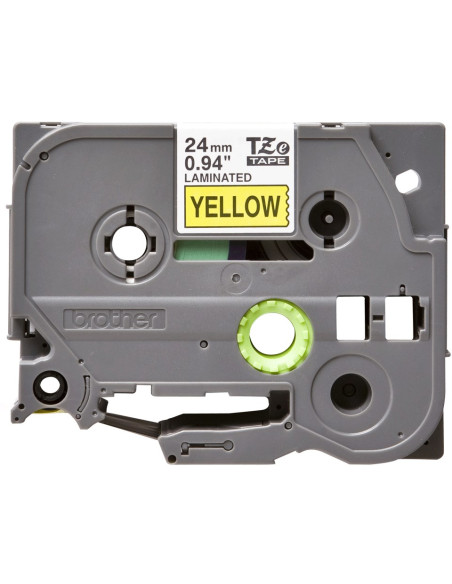 Taśma Brother Laminowana 24Mm/8M Czarny Na Żółtym