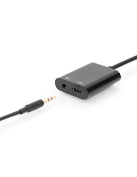 Digitus Adapter / Konwerter Usb Typu C, Typ C Na Usb Typu C + Gniazdo 3,5 Mm