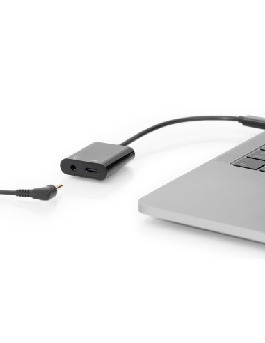 Digitus Adapter / Konwerter Usb Typu C, Typ C Na Usb Typu C + Gniazdo 3,5 Mm
