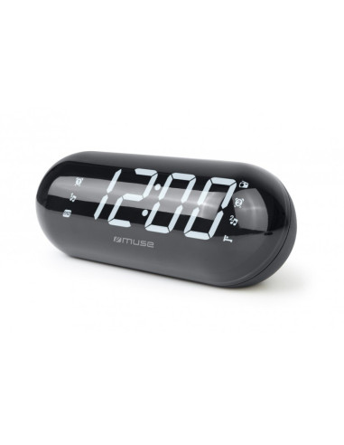 Radiobudzik Muse M-19 Gl, Czarny