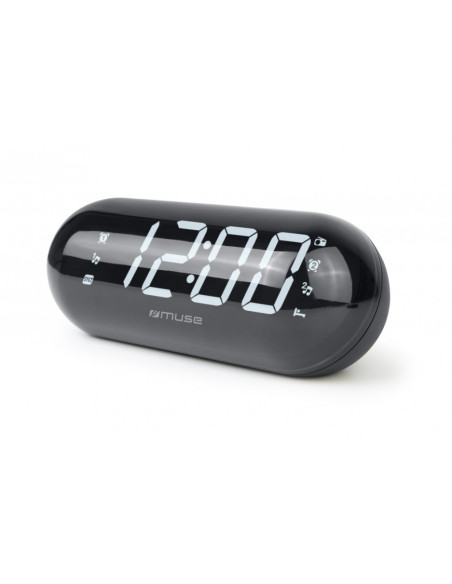 Radiobudzik Muse M-19 Gl, Czarny