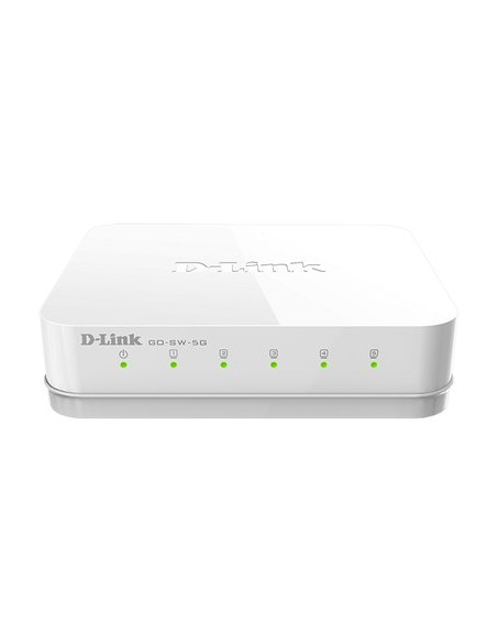 D-Link Go-Sw-5G Switch Niezarządzalny Gigabit Ethernet (10/100/1000) Biały