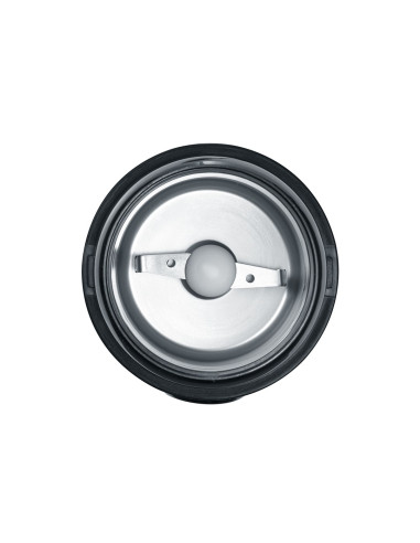 Severin Młynek Do Kawy I Przypaw Inox, Pojemność 50 G, Zwijacz Kabla, 2 Noże Ze Stali Nierdzewnej, Moc 150W Km3879