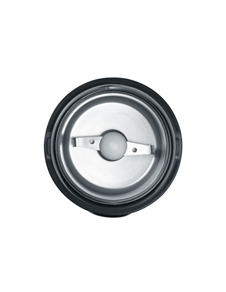 Severin Młynek Do Kawy I Przypaw Inox, Pojemność 50 G, Zwijacz Kabla, 2 Noże Ze Stali Nierdzewnej, Moc 150W Km3879