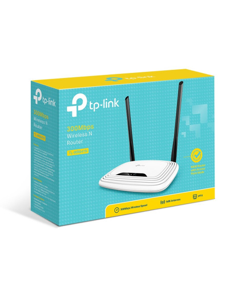 Tp-Link Tl-Wr841N Router Bezprzewodowy Fast Ethernet Jedna Częstotliwości (2,4 Ghz) Biały
