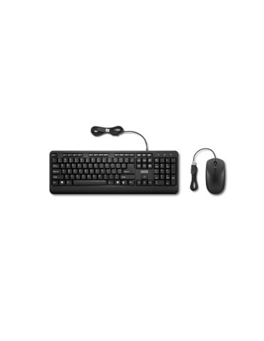 Lenovo | 160 Kombinacja | Klawiatura | Przewodowe | Mysz W Zestawie | Stany Zjednoczone | Czarny | Złącze Usb-A 2.0